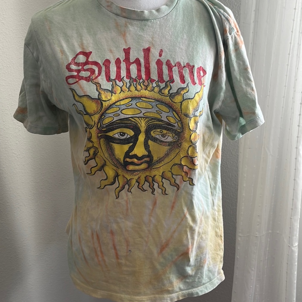 Sublime , Band Tee Shirt , Tie Dye ,& Sun Size Small(Bin1)